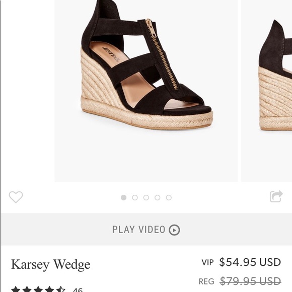 NWT JustFab Wedges - Picture 4 of 4